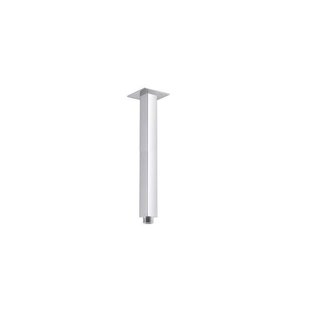 Zenmo Doccia 400mm Square Ceiling Dropper in Chrome