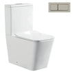 Zenmo Acqua-II Toilet Suite in Brushed Nickel