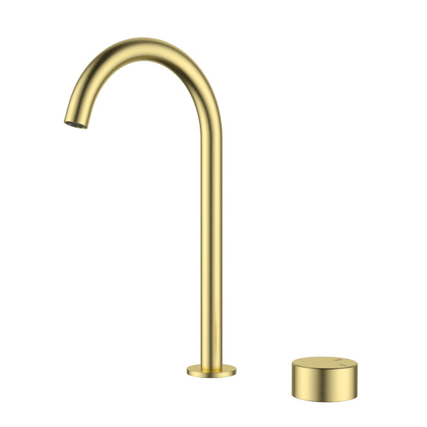 Ikon Hali Hob Sink Mixer in Brushed Gold