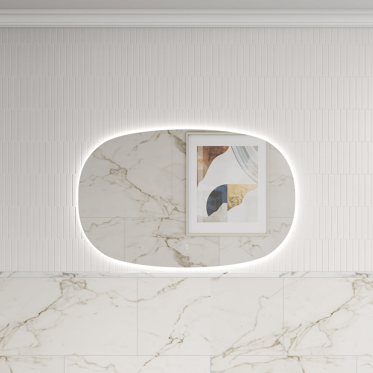 Aulic Valmont Horizontal 1100mm LED Mirror