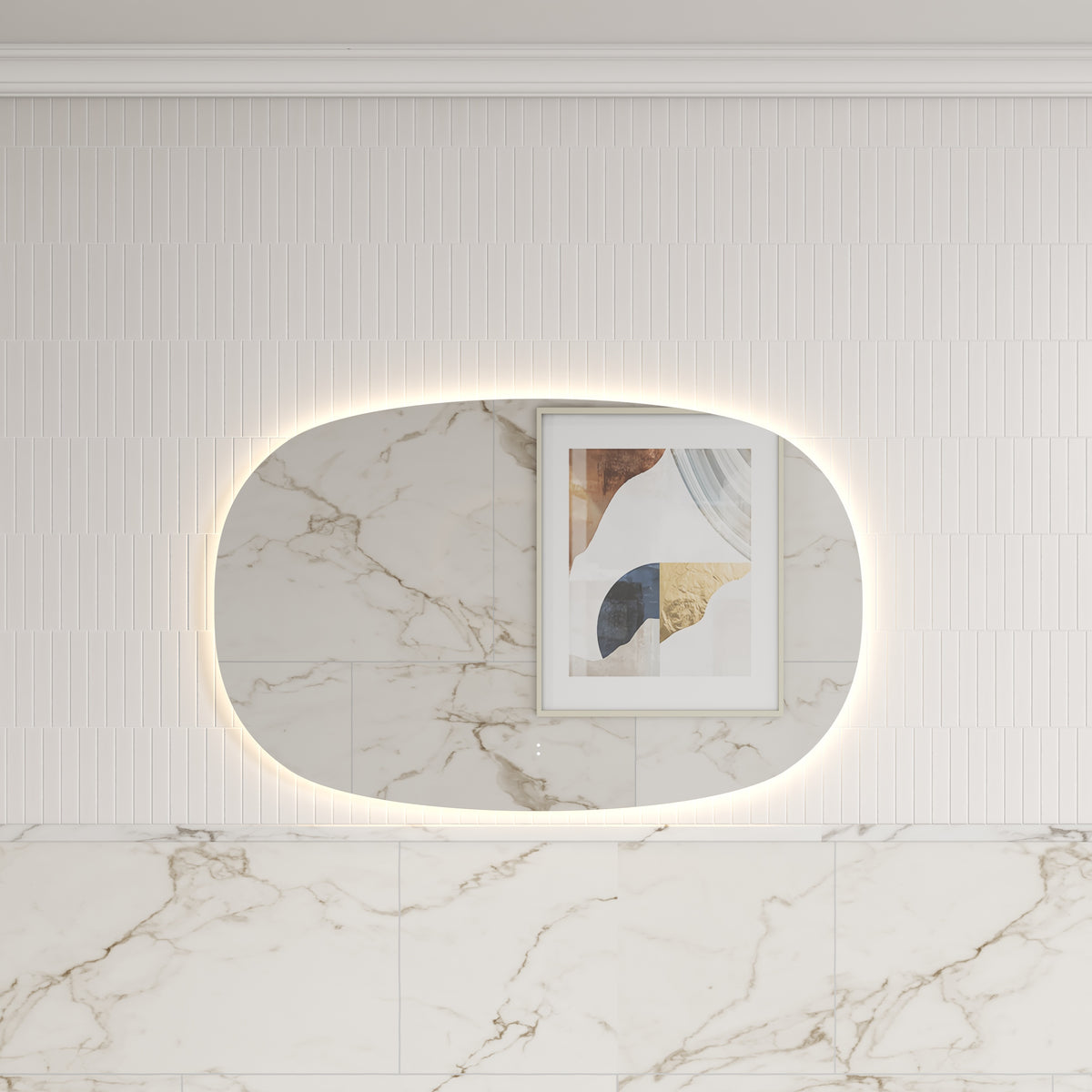 Aulic Valmont Horizontal 1100mm LED Mirror