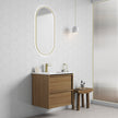 Aulic Venetta Framed Wall Hung Harvest Oak 600mm wall hung vanity