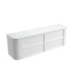 Ramee Fluted Wall Hung Matte White 1800mm