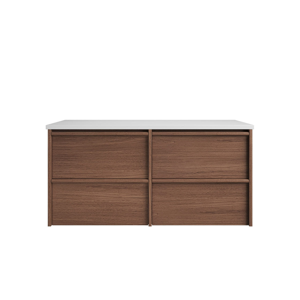 Venetta Framed Wall Hung Walnut 1200mm
