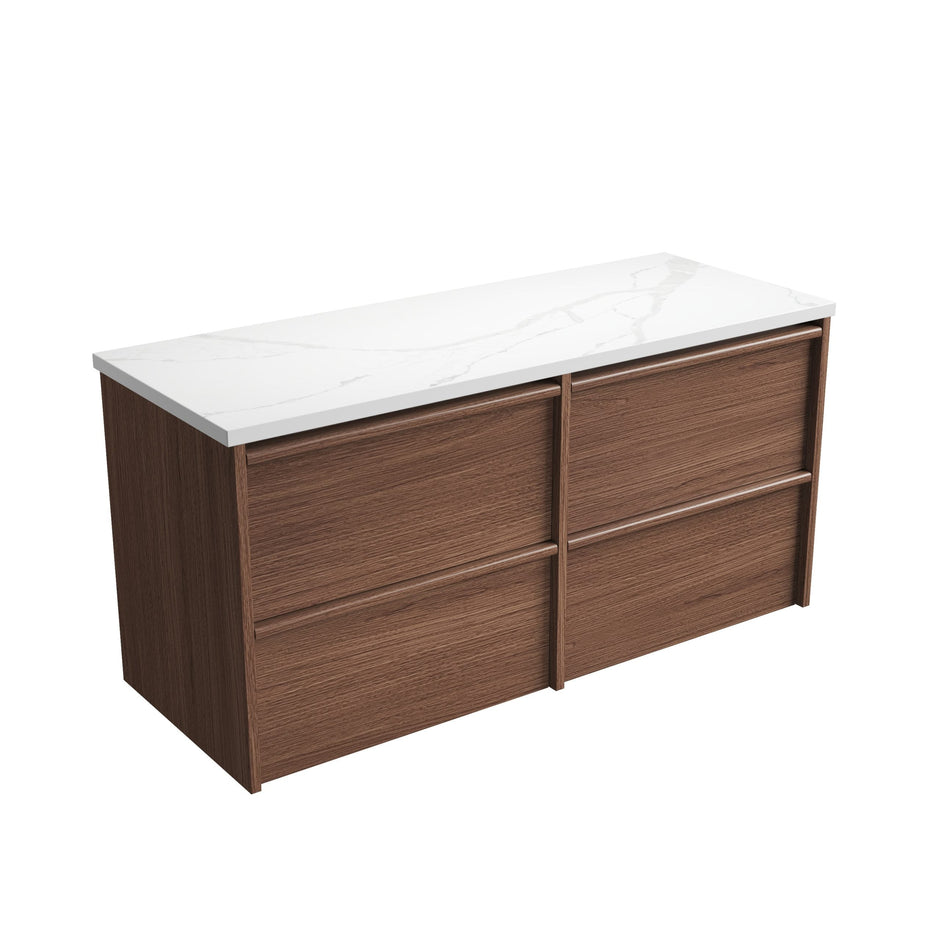 Venetta Framed Wall Hung Walnut 1200mm