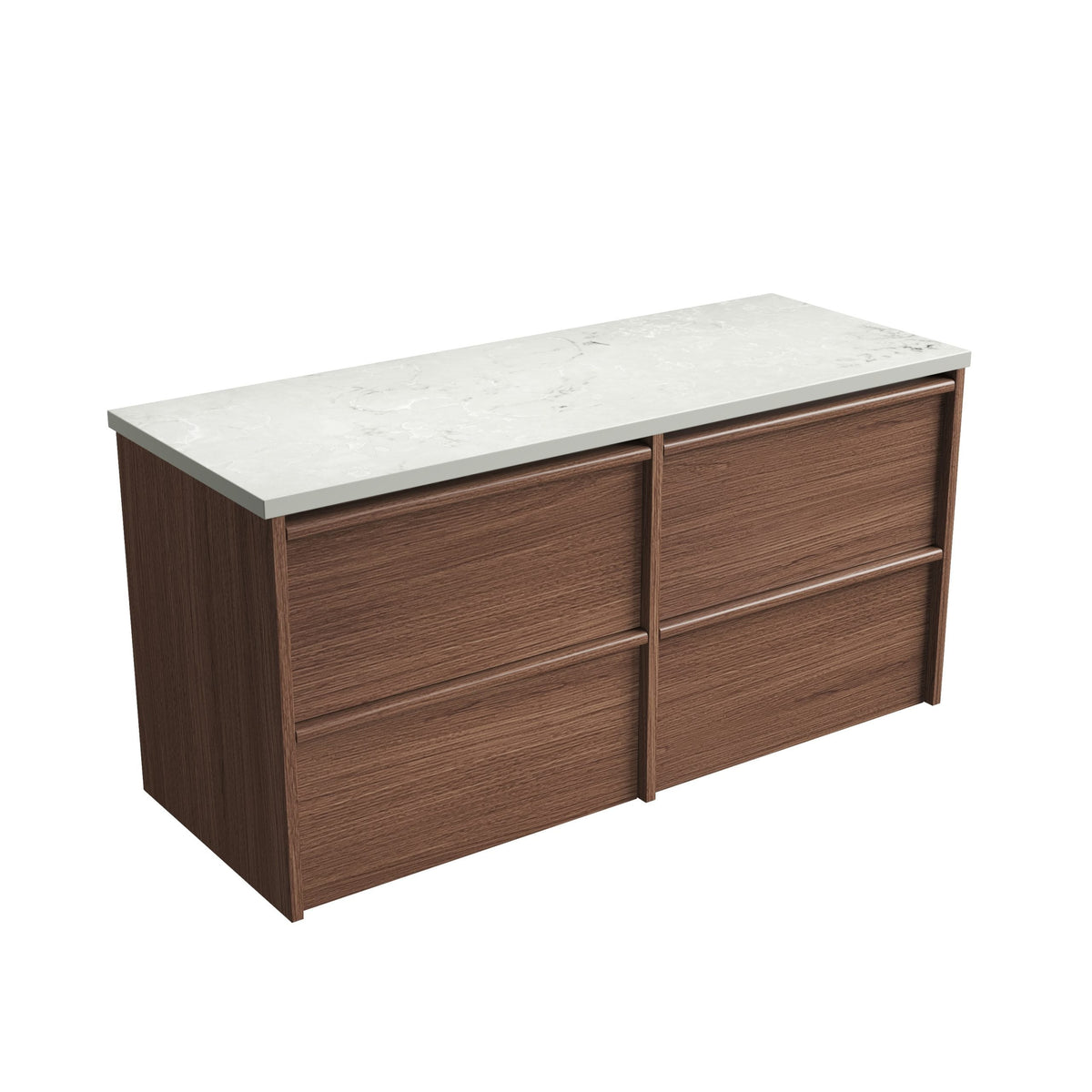 Venetta Framed Wall Hung Walnut 1200mm