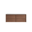 Venetta Framed Wall Hung Walnut 1500mm