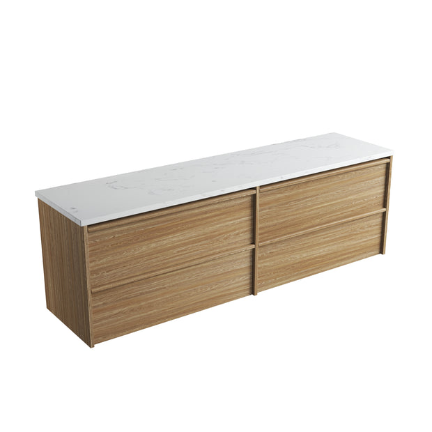 Venetta Framed Wall Hung Harvest Oak 1800mm