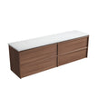 Venetta Framed Wall Hung Walnut 1800mm