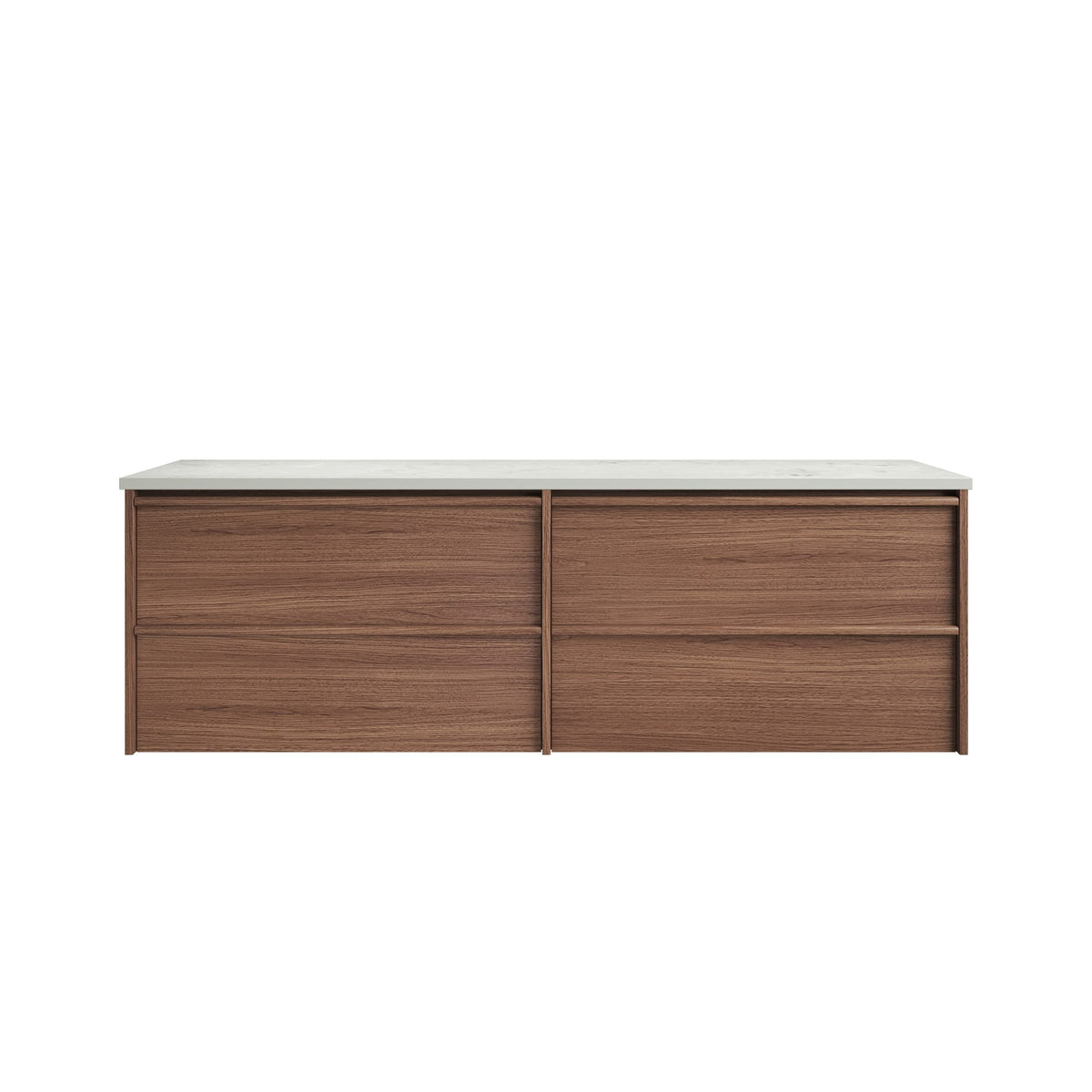 Venetta Framed Wall Hung Walnut 1800mm