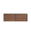 Venetta Framed Wall Hung Walnut 1800mm