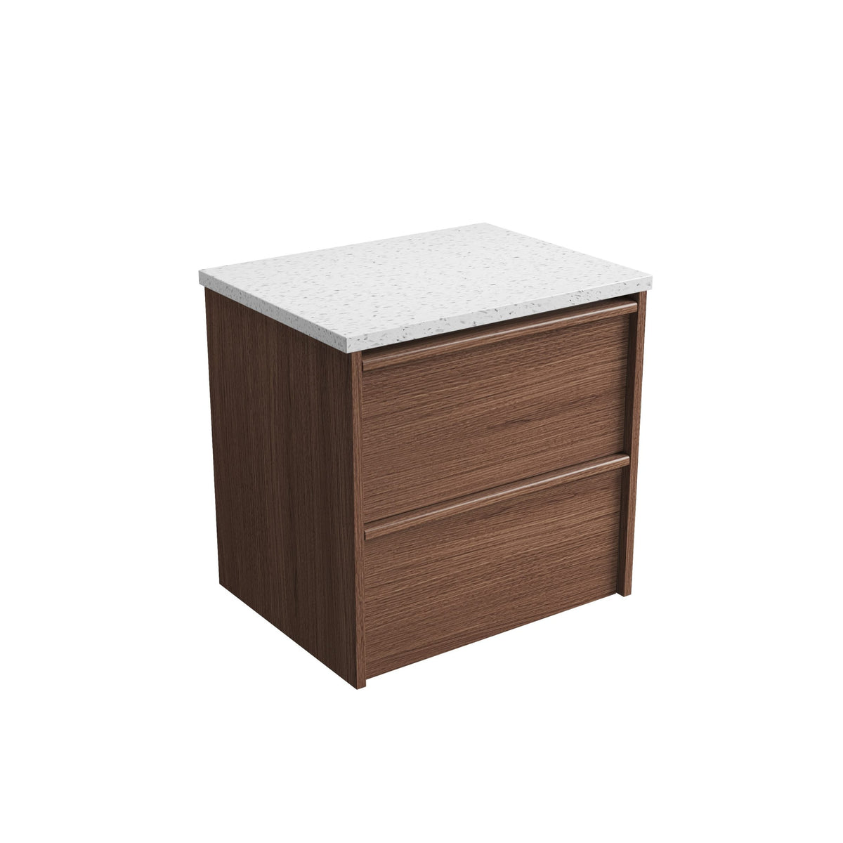 Venetta Framed Wall Hung Walnut 600mm