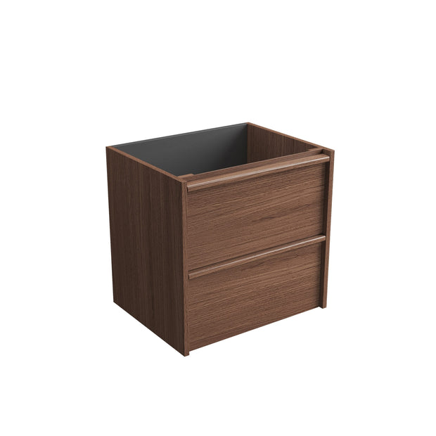 Venetta Framed Wall Hung Walnut 600mm