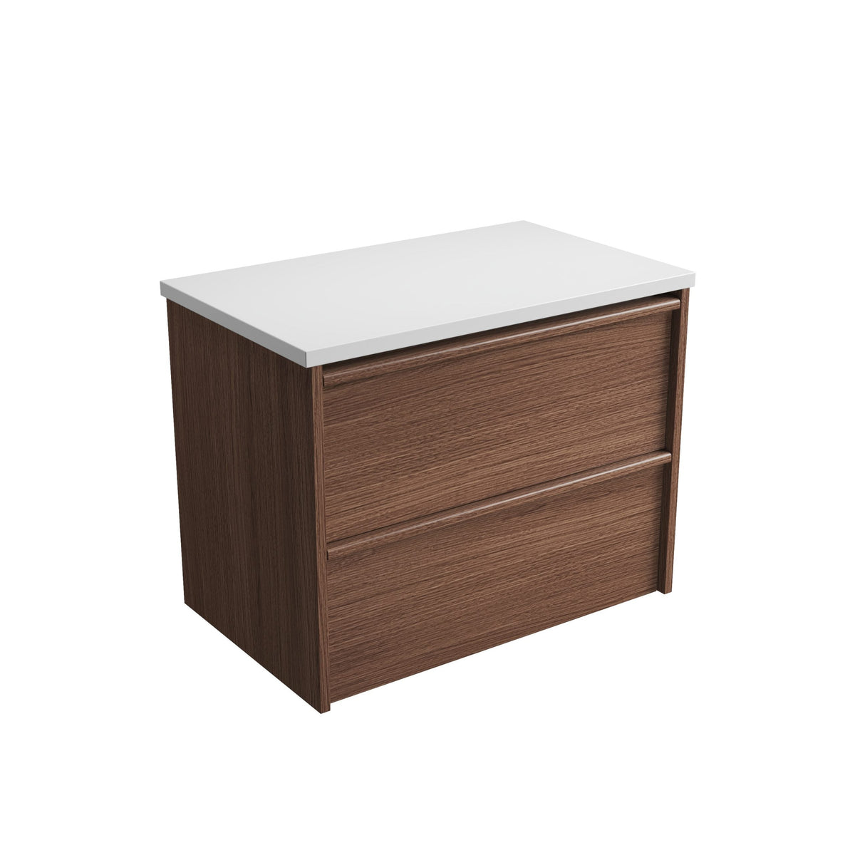Venetta Framed Wall Hung Walnut 750mm