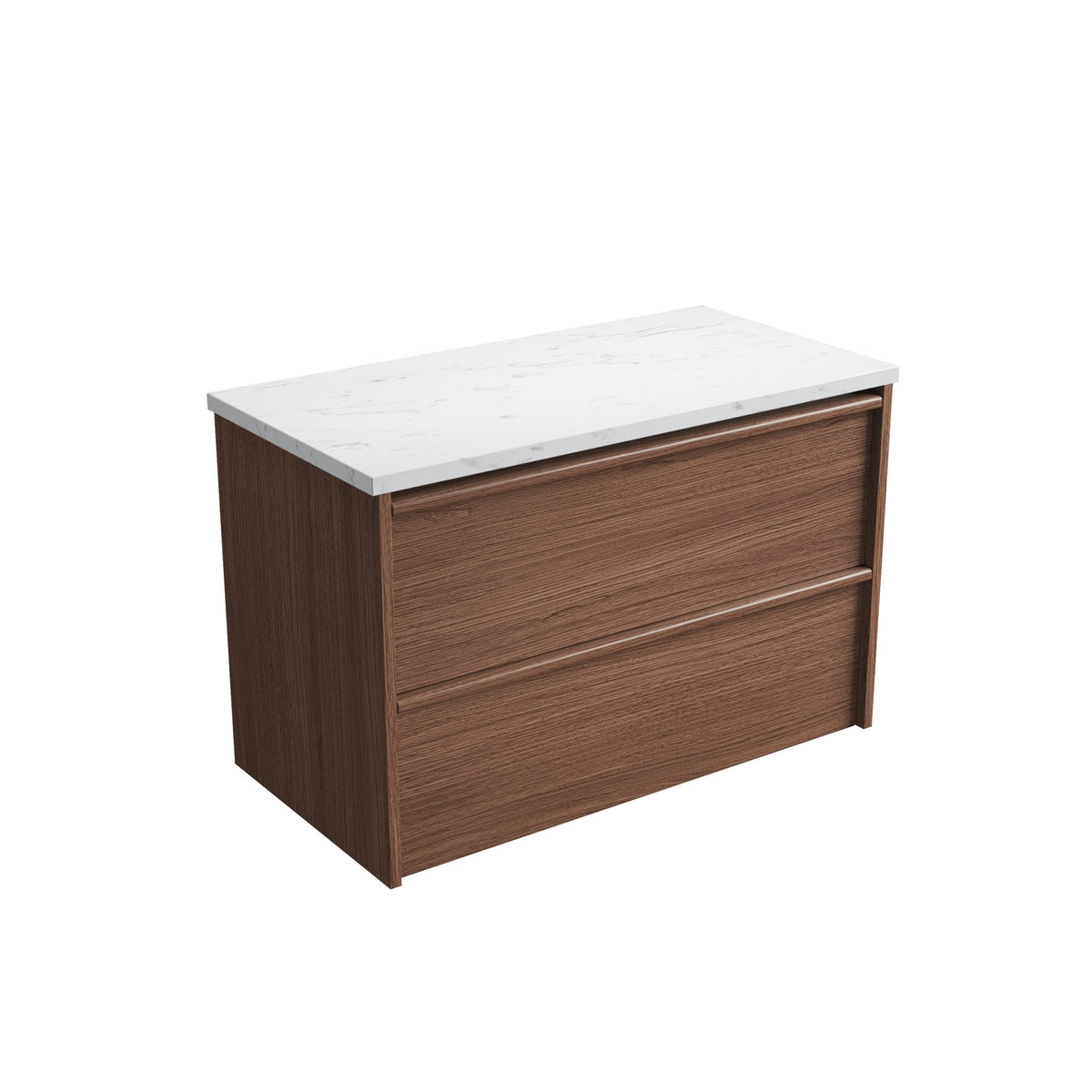 Venetta Framed Wall Hung Walnut 900mm