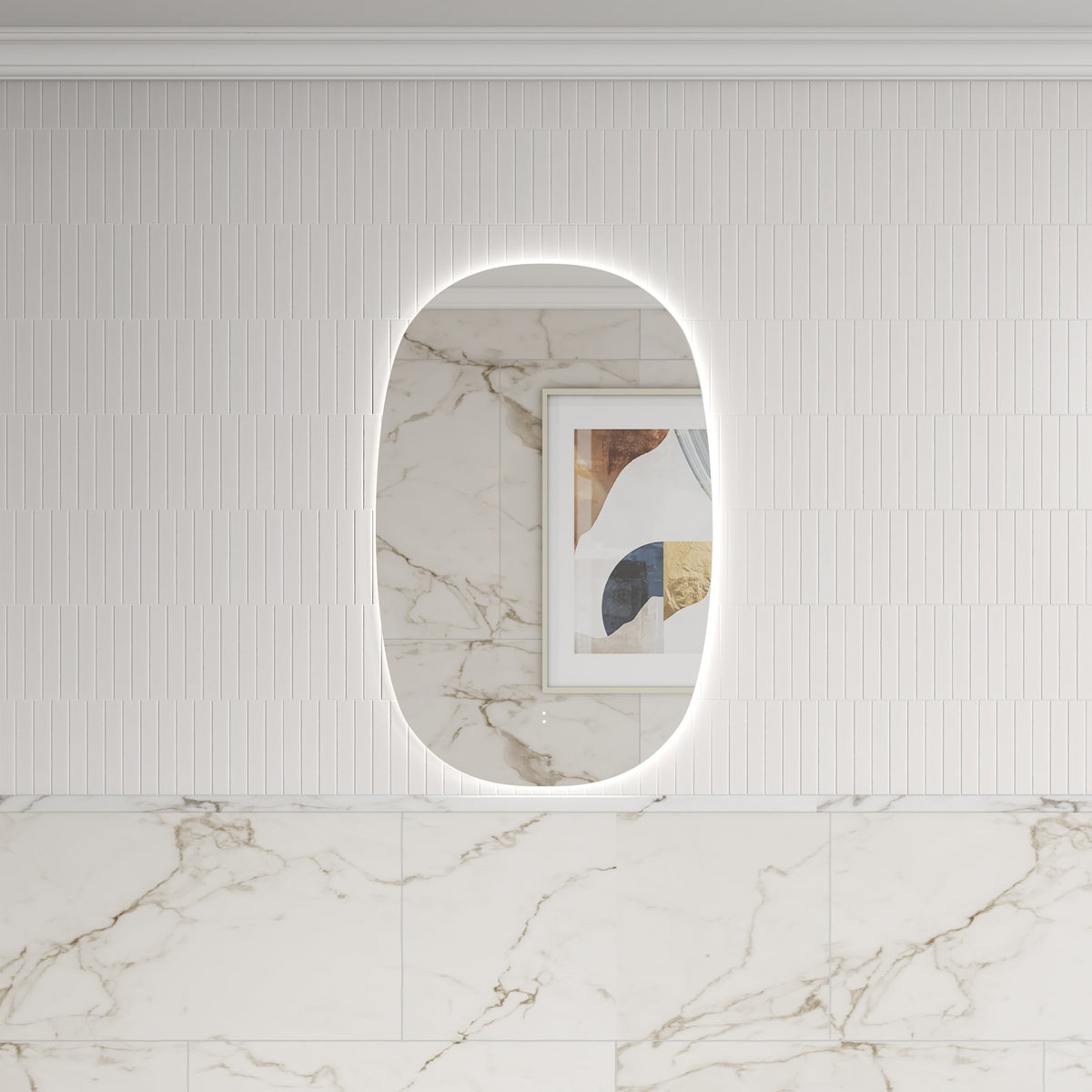 Valmont Vertical 580mm LED Mirror
