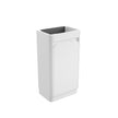 Mini Hartelle Fluted Floor Standing Matte White Cabinet