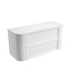 Ramee Fluted Wall Hung Matte White 1200mm