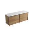 Venetta Framed Wall Hung Harvest Oak 1500mm