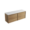 Venetta Framed Wall Hung Walnut 1500mm