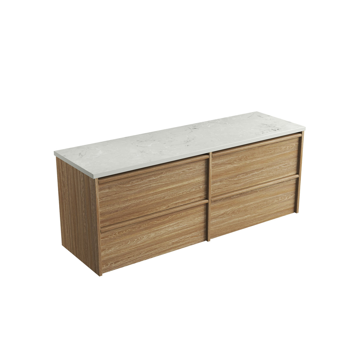 Venetta Framed Wall Hung Walnut 1500mm