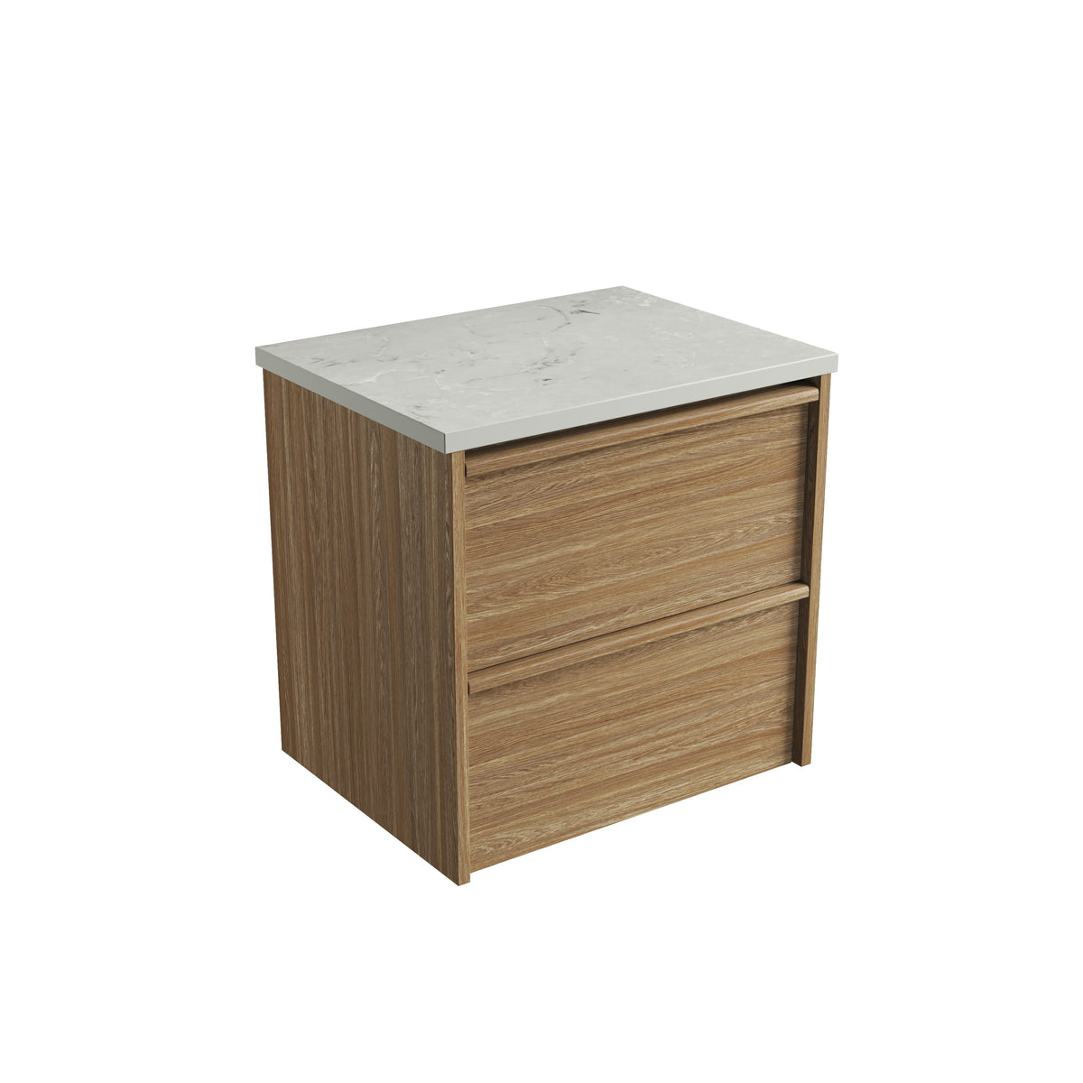Venetta Framed Wall Hung Walnut 600mm