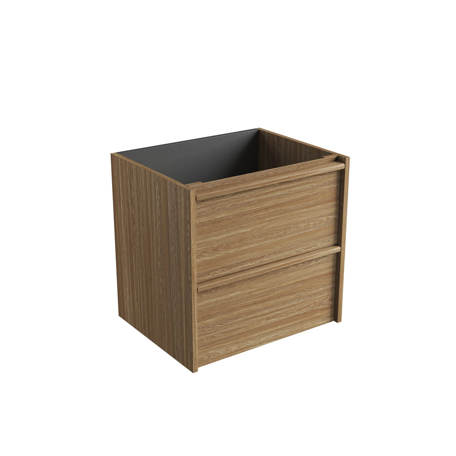 Venetta Framed Wall Hung Harvest Oak 600mm