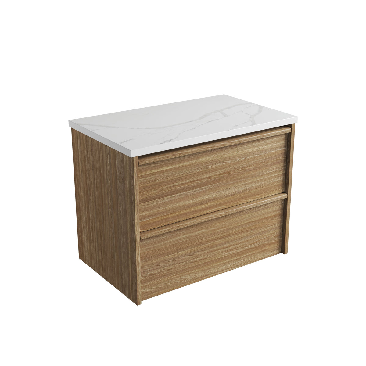 Venetta Framed Wall Hung Walnut 750mm