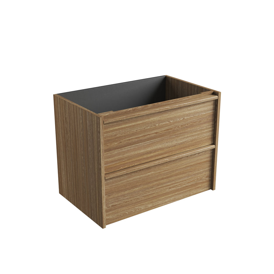 Venetta Framed Wall Hung Harvest Oak 750mm