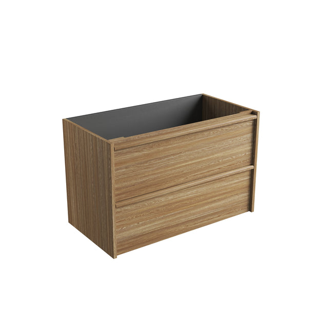 Venetta Framed Wall Hung Harvest Oak 900mm