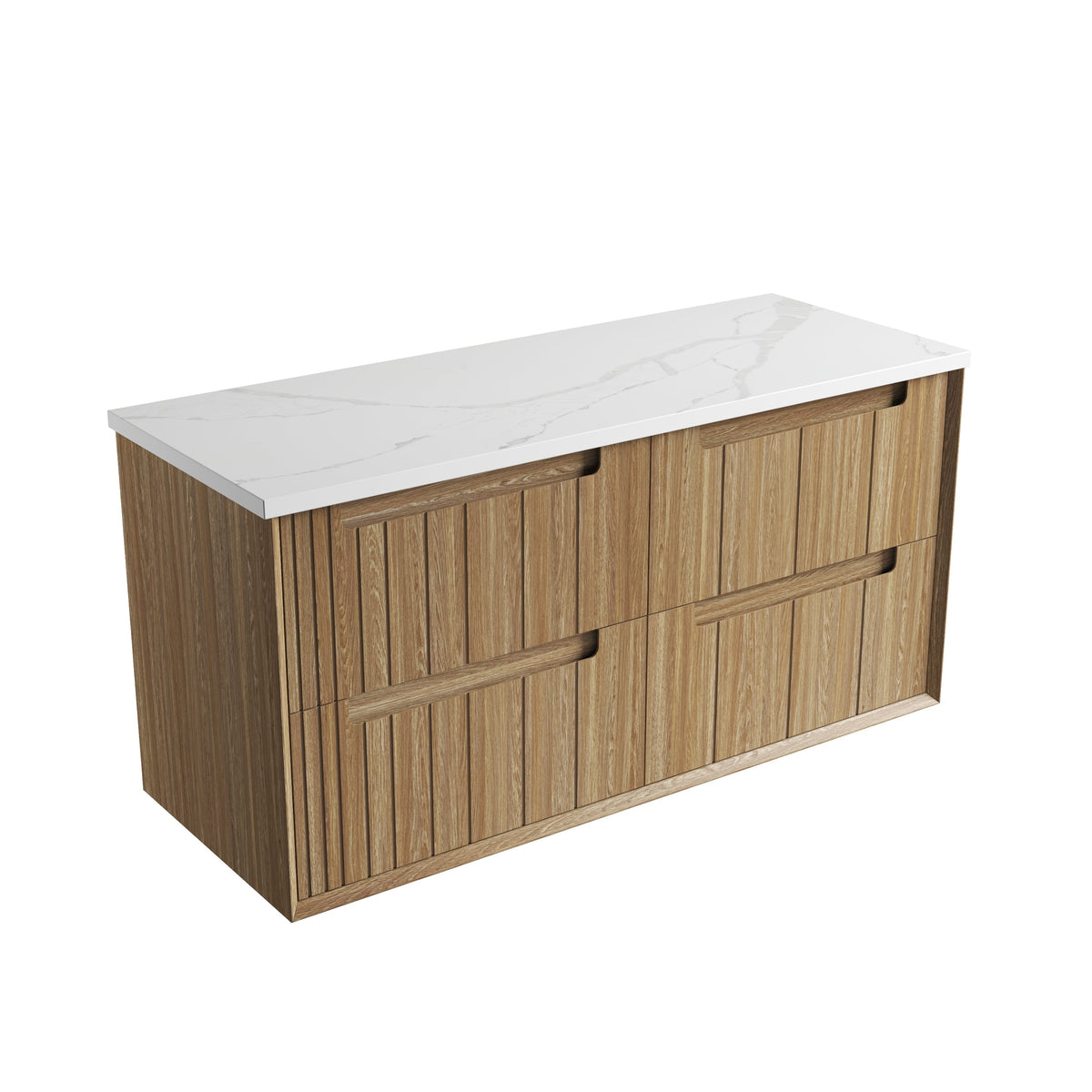 Voulari Framed Wall Hung Harvest Oak 1200mm