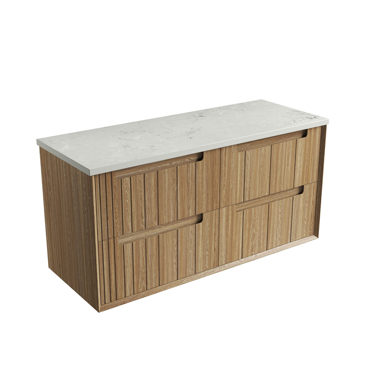 Voulari Framed Wall Hung Harvest Oak 1200mm