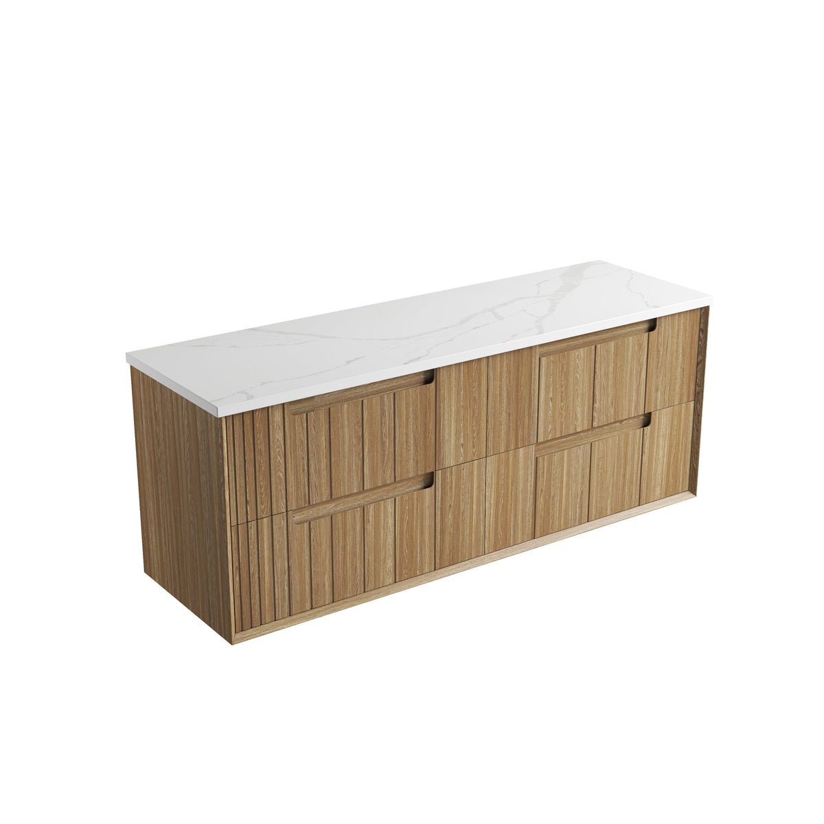 Voulari Framed Wall Hung Harvest Oak 1500mm