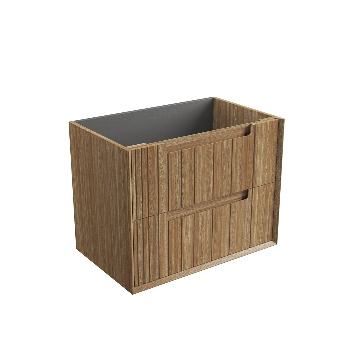 Voulari Framed Wall Hung Harvest Oak 750mm