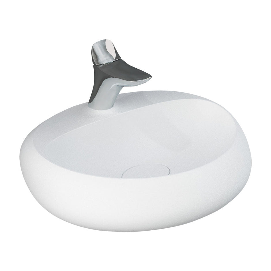RAK Cloud Wall Basin in Matte White