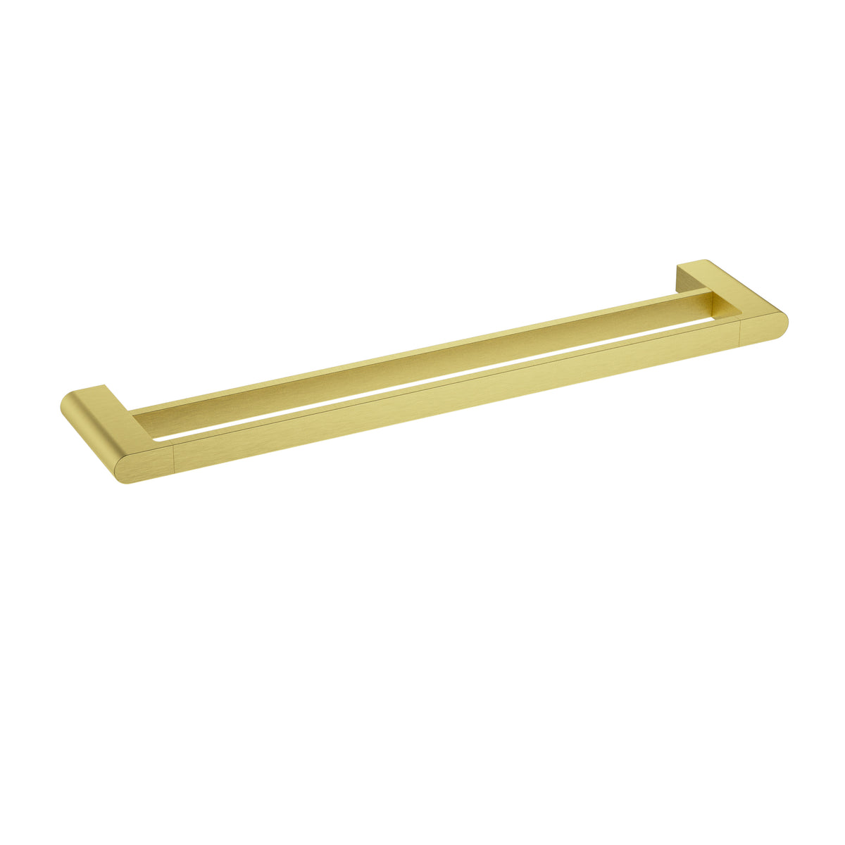 Ikon Flores Towel Rail Double 600mm in Brushed Gold