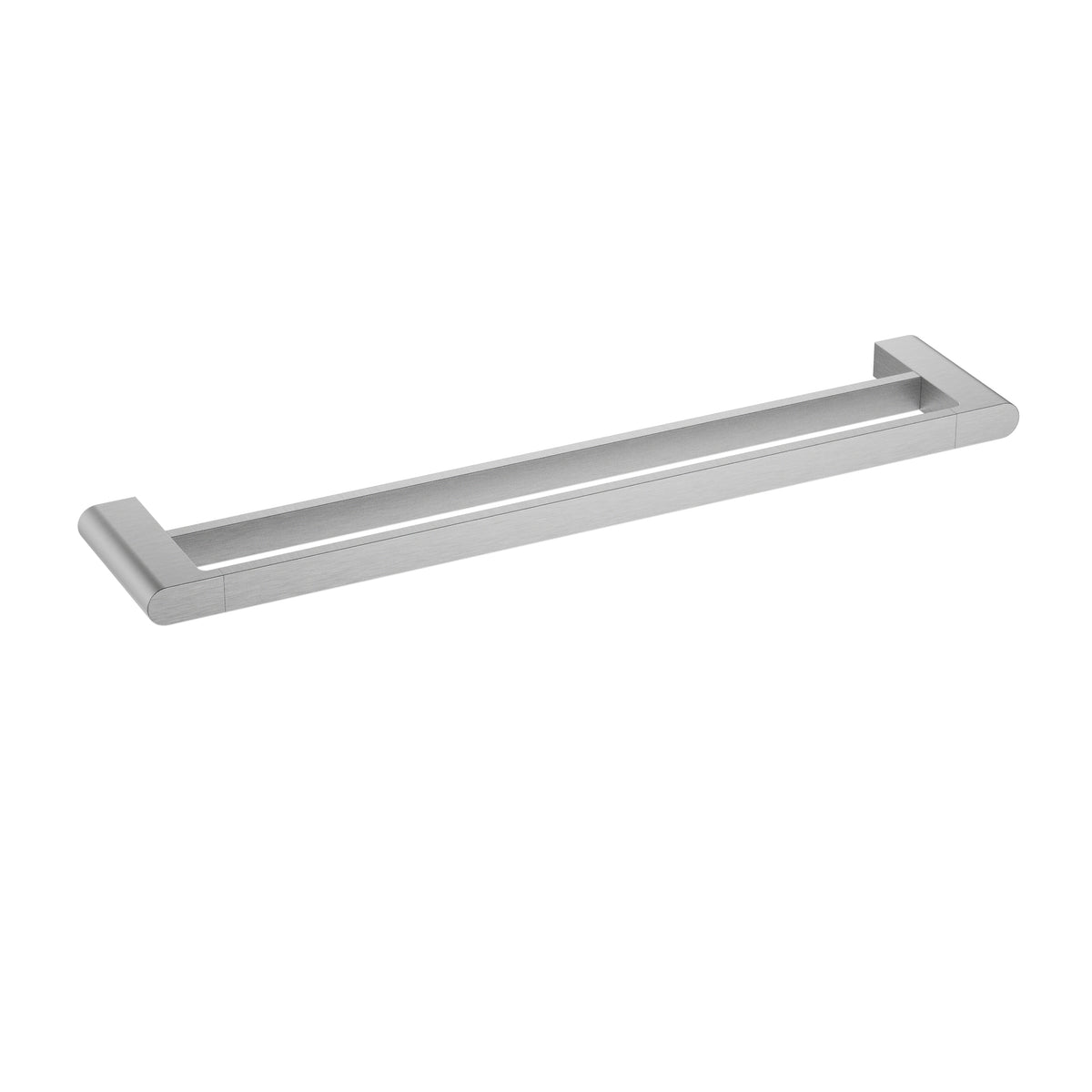 Ikon Flores Towel Rail Double 600mm in Brushed Nickel