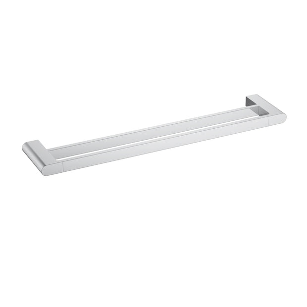 Ikon Flores Towel Rail Double 800mm in Chrome