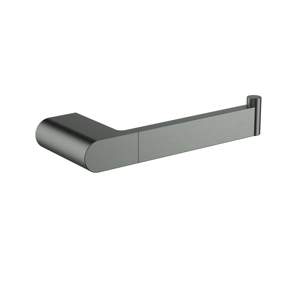 Ikon Flores Toilet Roll Holder in Gun Metal