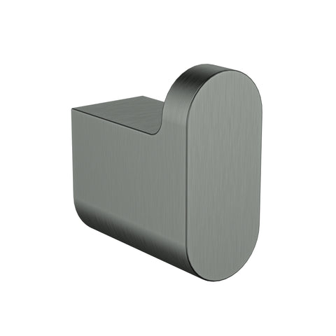Ikon Flores Robe Hook in Gun Metal