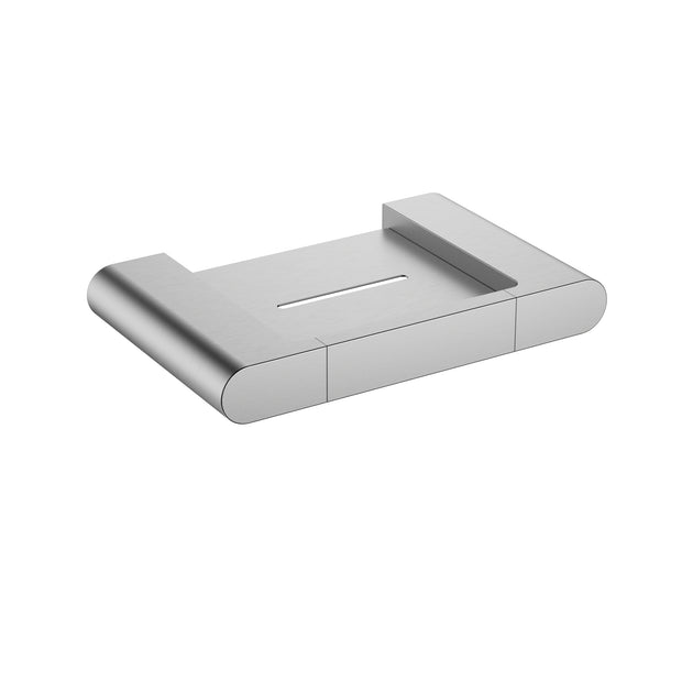 Ikon Flores Soap Dish Metal in Brushed Nickel
