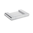 Ikon Flores Soap Dish Metal in Chrome
