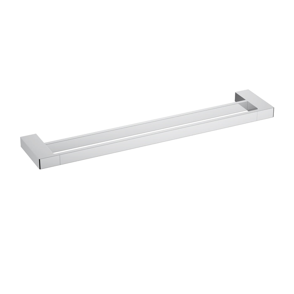 Ikon Ceram Towel Rail Double 800mm in Chrome