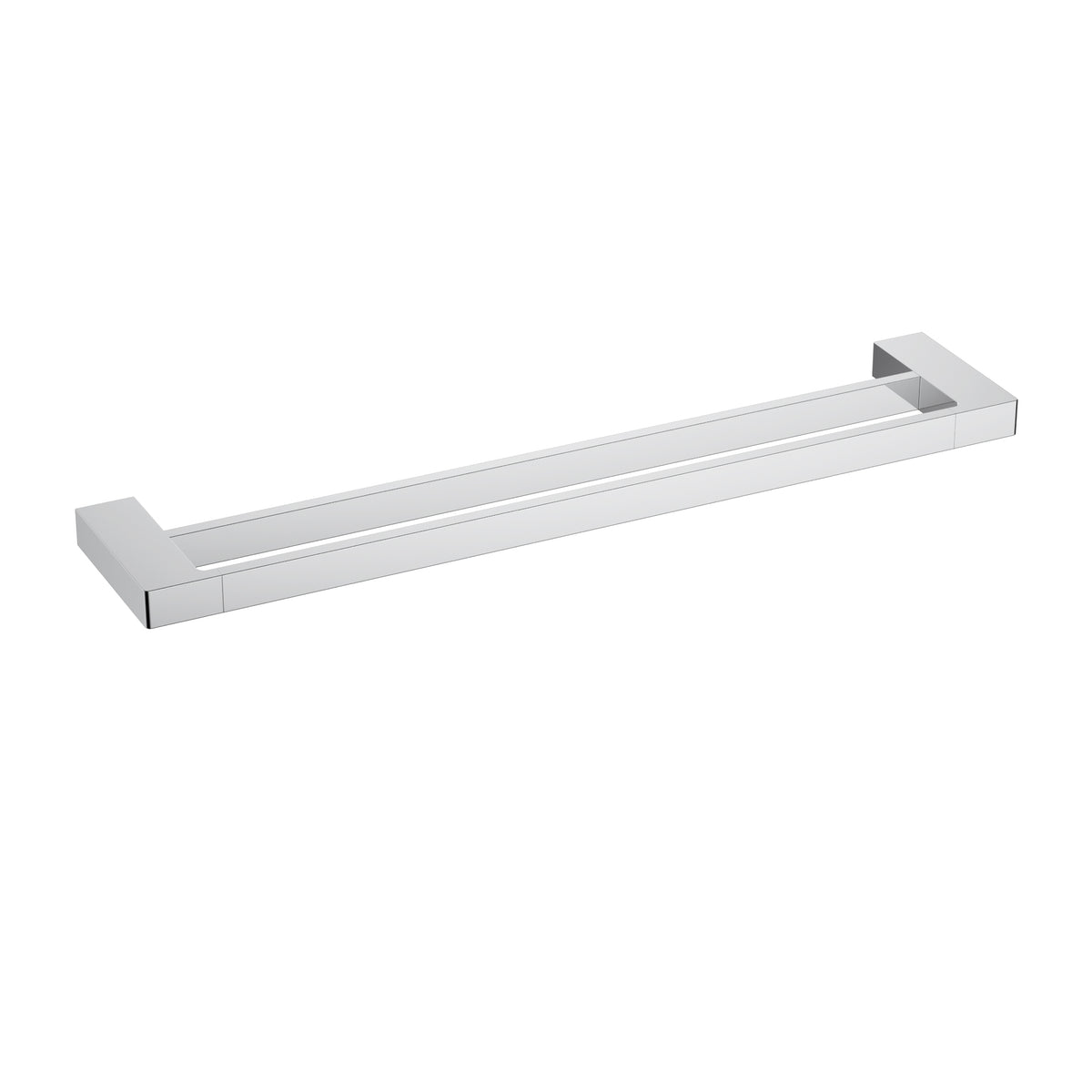 Ikon Ceram Towel Rail Double 600mm in Chrome