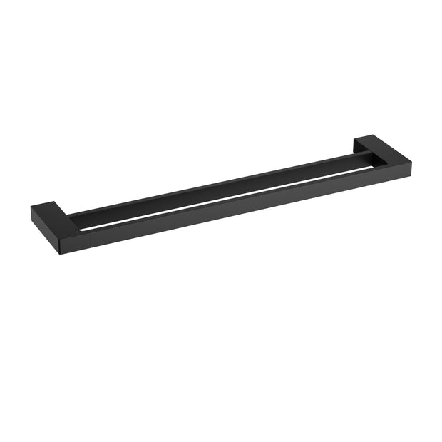 Ikon Ceram Towel Rail Double 800mm in Matte Black