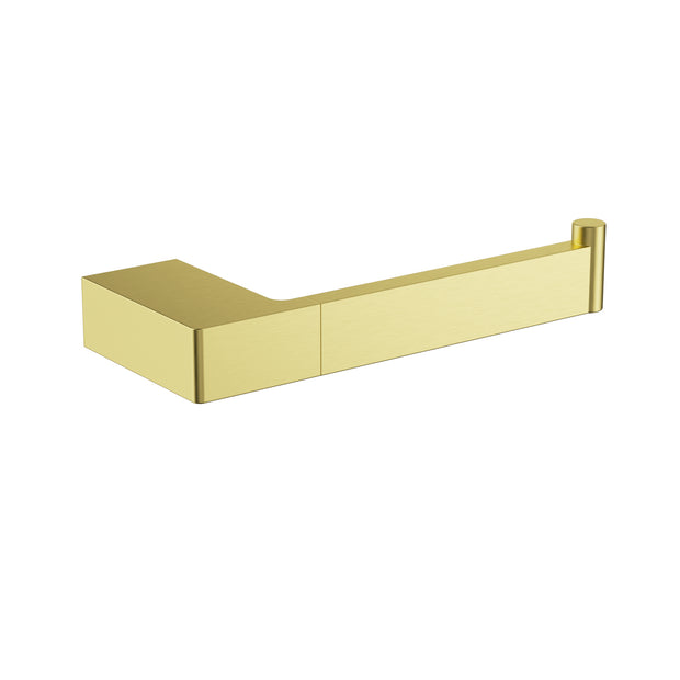 Ikon Ceram Toilet Roll Holder in Brushed Gold