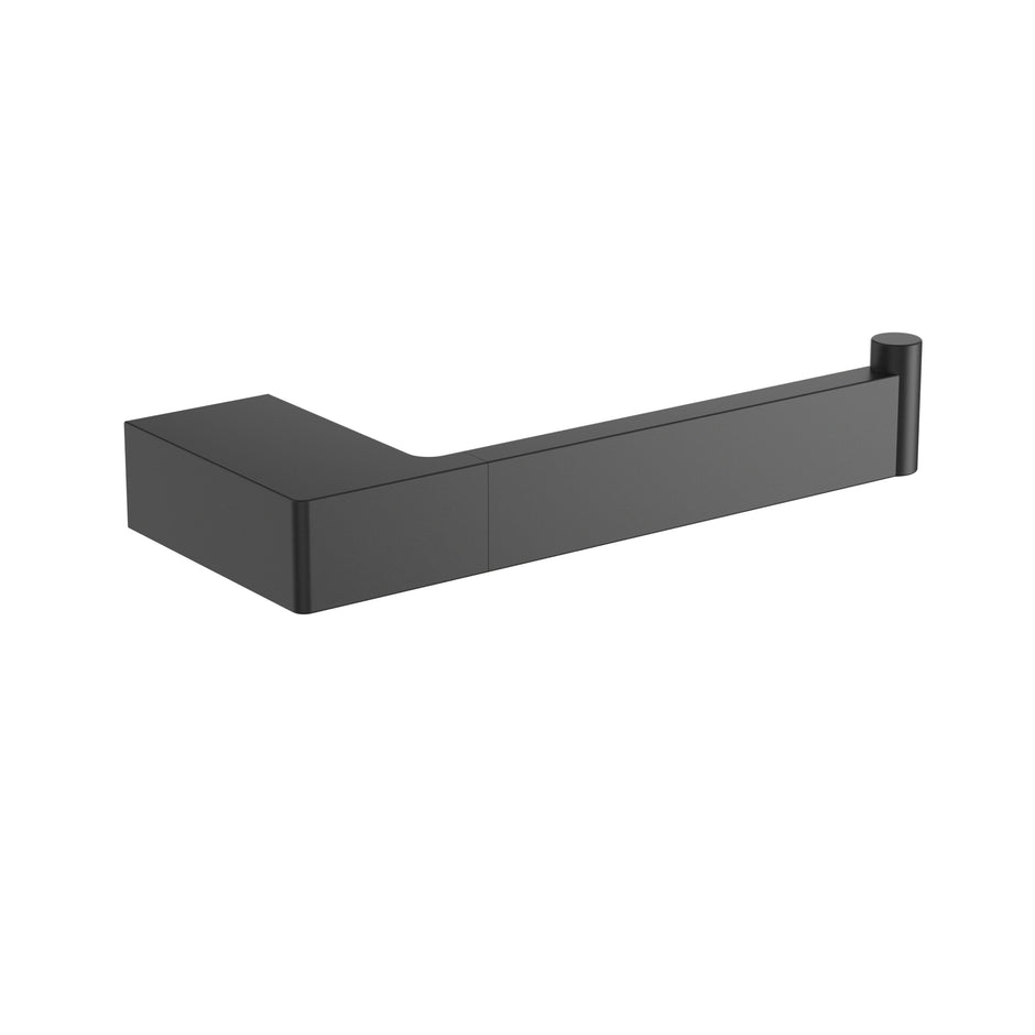 Ikon Ceram Toilet Roll Holder in Matte Black