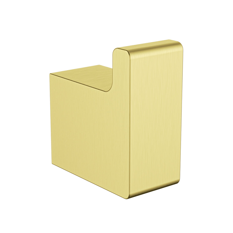 Ikon Ceram Robe Hook in Brushed Gold