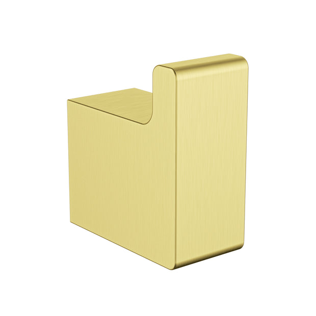 Ikon Ceram Robe Hook in Brushed Gold