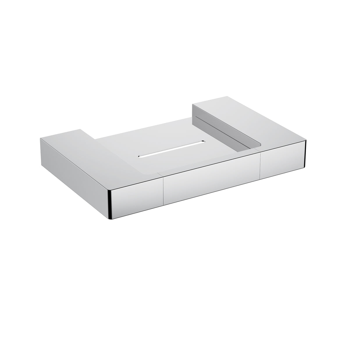 Ikon Ceram Soap Dish Metal in Chrome